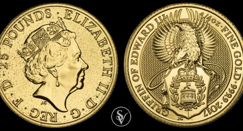 2017 Queen's Beasts Griffin of Edward III 1/4 ounce