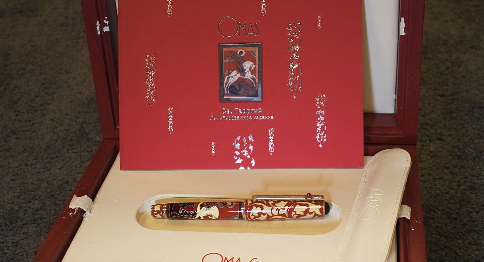 OMAS ST. GEORGE LIMITED EDITION FOUNTAIN PEN