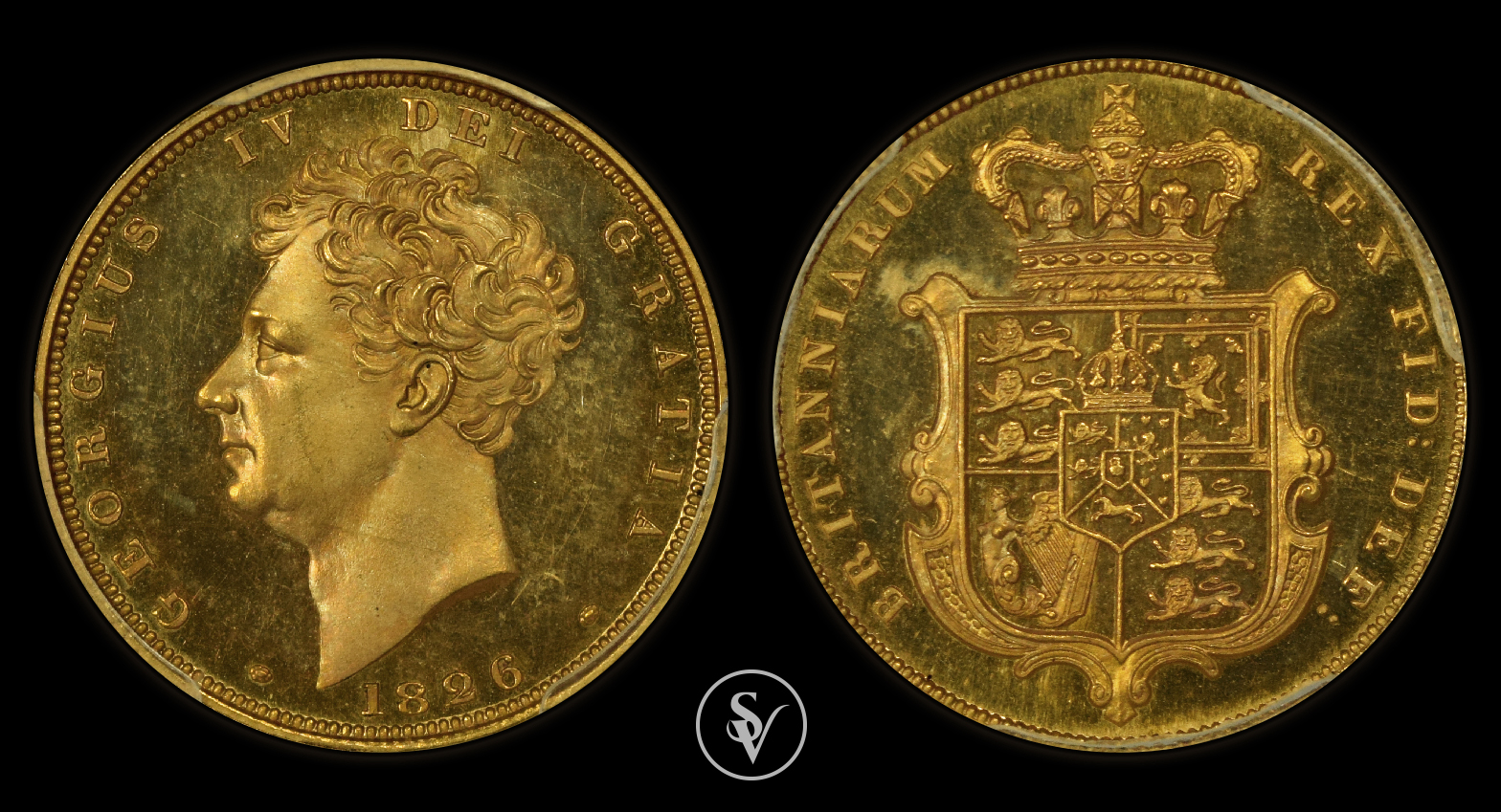1826 George IV proof sovereign PR64 CAMEO PCGS