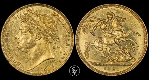 1821 George IIII gold sovereign