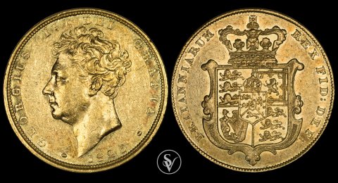 1825 George IV gold sovereign