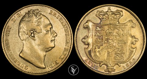 1836 William IV gold sovereign