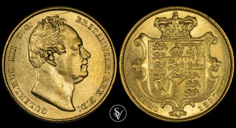 1837 William IV gold sovereign 
