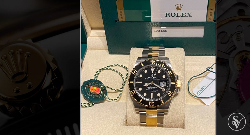 Rolex Submariner Date 41mm Oystersteel yellow gold 