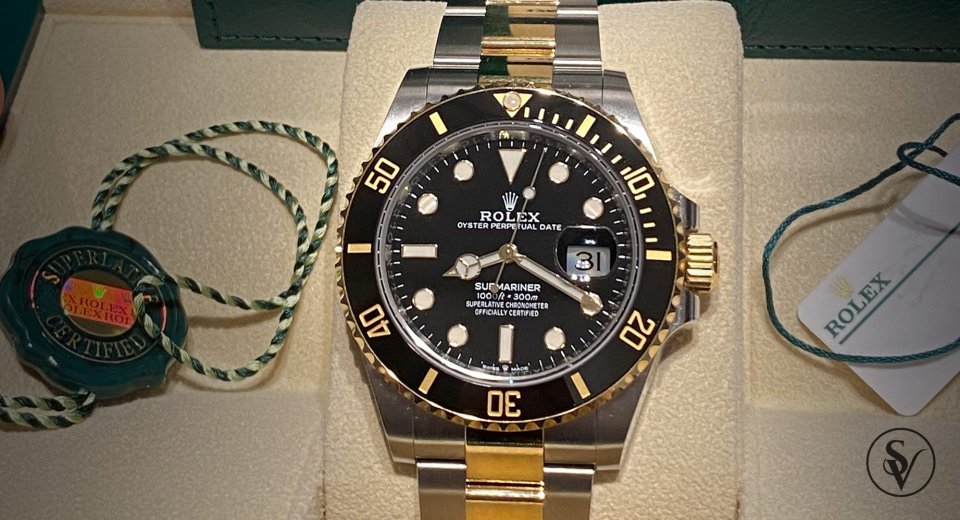 Rolex Submariner Date 41mm Oystersteel yellow gold 