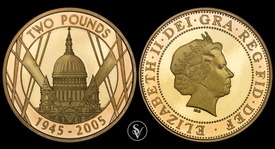 1945-2005 Elizabeth II double proof sovereign 