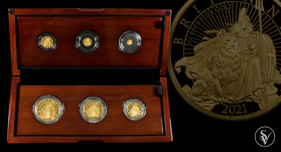 The Britannia 2021 UK Premium Six-Coin Gold Proof Set