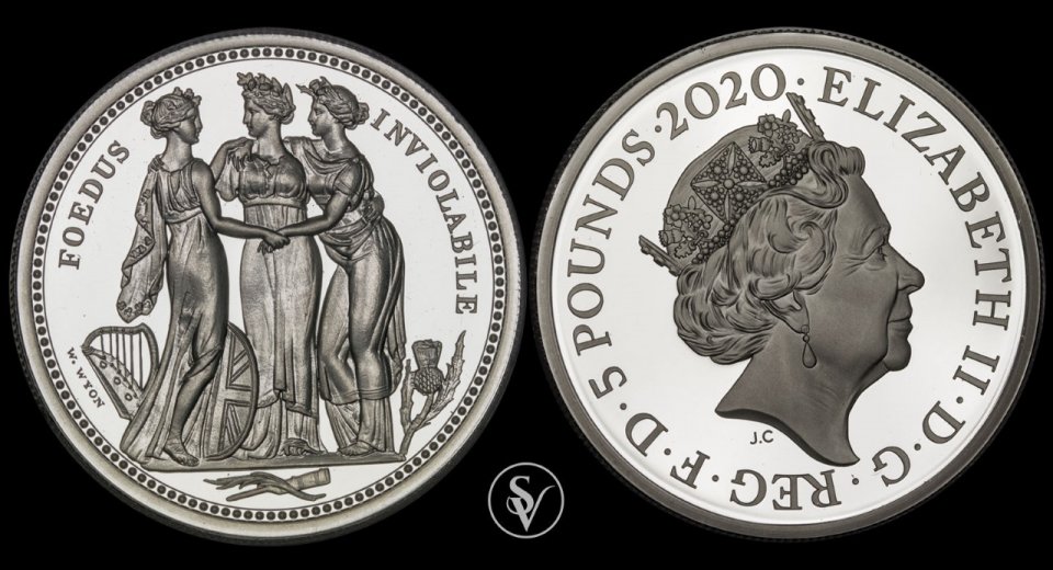 Three Graces 2020 UK Two-Ounce Silver Proof Coin