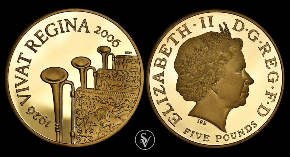 2006 χρυσό πεντόλιρο Ελισάβετ ΙΙ proof 