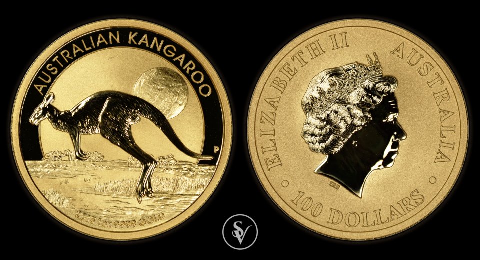 2015 Australia Kangaroo 1 ounce gold bu