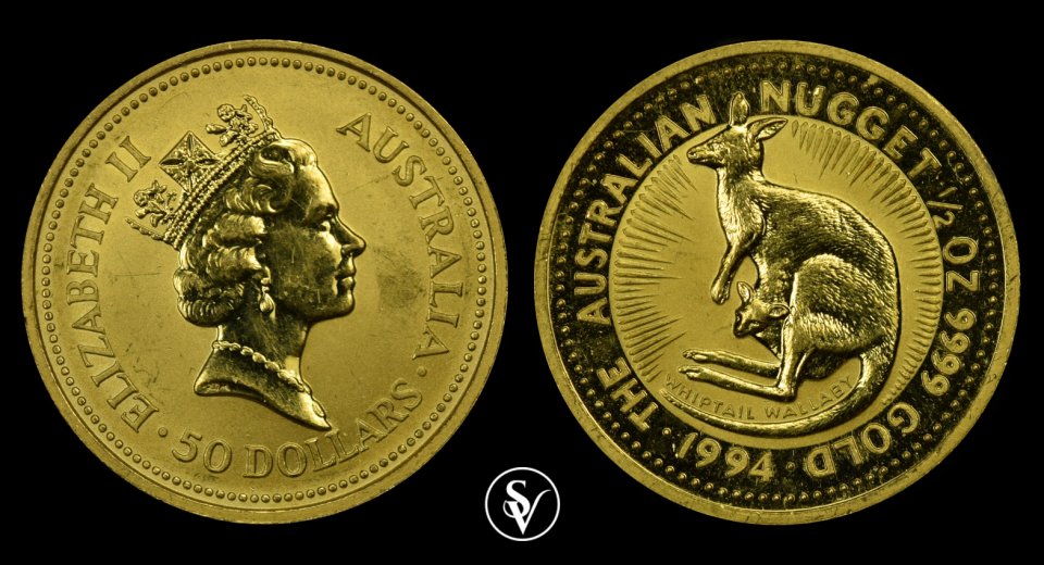 Australia 50$ gold 1994 Red Kangaroo