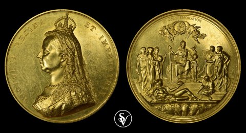 Great Britain medal 1887 Queen Victoria Golden Jubilee