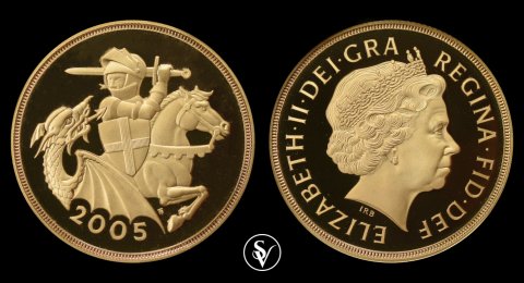 Great Britain 2 pounds 2005 Elizabeth II proof