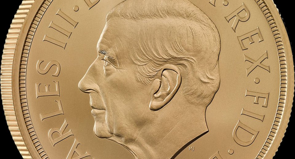 2026 Charles III 5 Pound gold sovereign St George slaying the dragon 