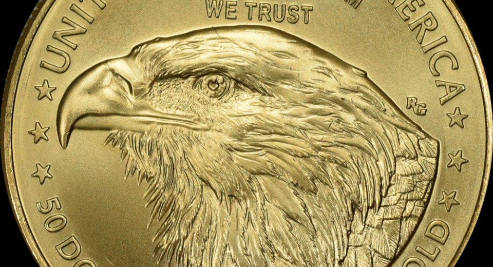 2023 gold 50$ eagle USA BU 1 oz 